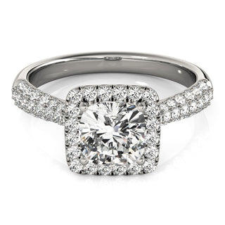 Ladies Halo Engagement Ring 51013