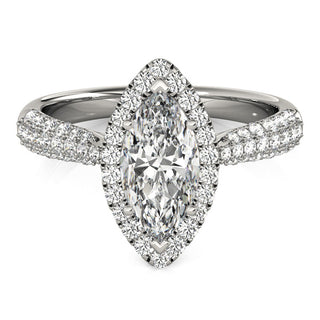 Ladies Halo Engagement Ring 51015