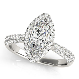 Ladies Halo Engagement Ring 51015