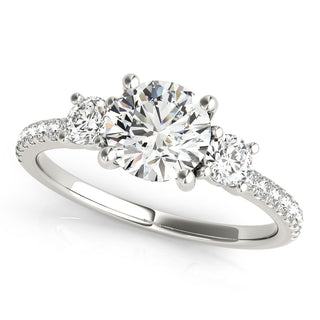 Ladies Three-Stone Engagement Ring 51134