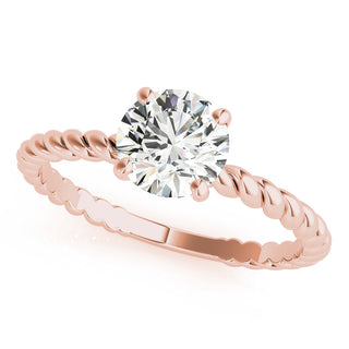 Ladies Solitaire Round Engagement Ring 51144