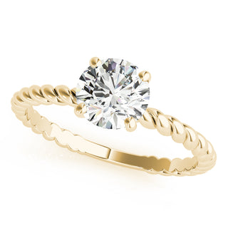 Ladies Solitaire Round Engagement Ring 51144