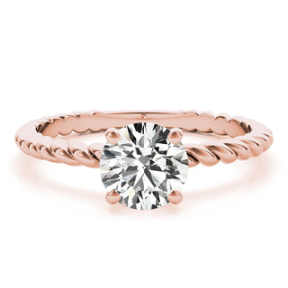 Ladies Solitaire Round Engagement Ring 51144