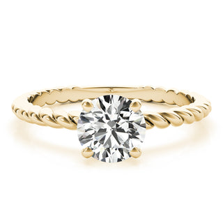 Ladies Solitaire Round Engagement Ring 51144