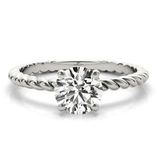 Ladies Solitaire Round Engagement Ring 51144