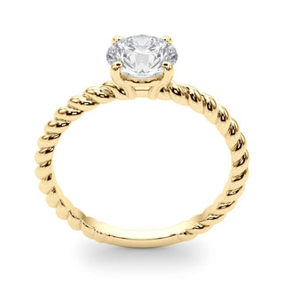 Ladies Solitaire Round Engagement Ring 51144