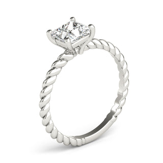 Ladies Solitaire Princess Engagement Ring 51145