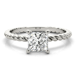 Ladies Solitaire Princess Engagement Ring 51145