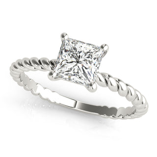 Ladies Solitaire Princess Engagement Ring 51145