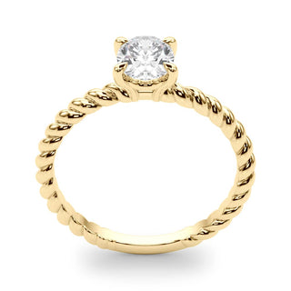 Ladies Solitaire Oval Engagement Ring 51146