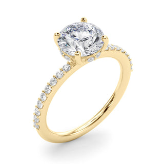 Ladies Hidden Halo Engagement Ring 51207