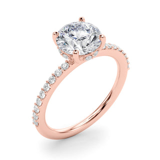 Ladies Hidden Halo Engagement Ring 51207