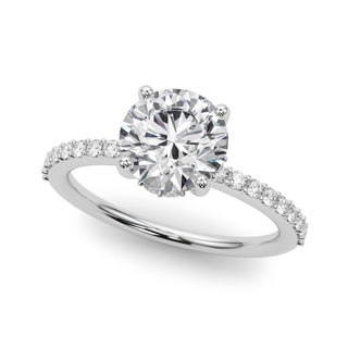 Ladies Hidden Halo Engagement Ring 51207