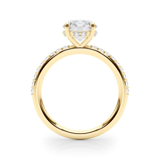 Ladies Hidden Halo Engagement Ring 51207