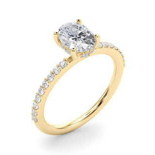 Ladies Hidden Halo Engagement Ring 51208