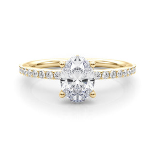 Ladies Hidden Halo Engagement Ring 51208