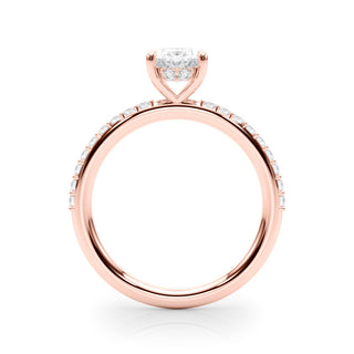 Ladies Hidden Halo Engagement Ring 51208