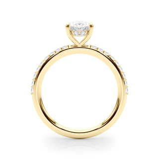 Ladies Hidden Halo Engagement Ring 51208