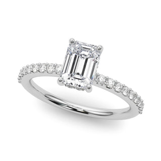 Ladies Hidden Halo Engagement Ring 51209