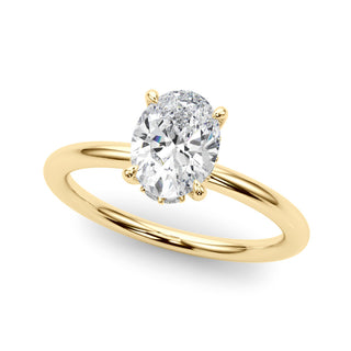 Ladies Hidden Halo Engagement Ring 51211