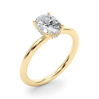 Ladies Hidden Halo Engagement Ring 51211