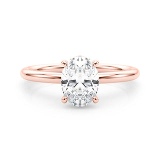 Ladies Hidden Halo Engagement Ring 51211