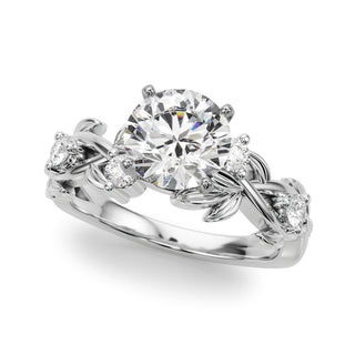 Ladies Floral Round Engagement Ring 51240