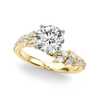 Ladies Sidestone Round Engagement Ring 51250