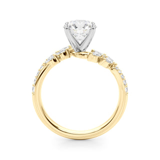 Ladies Sidestone Round Engagement Ring 51250