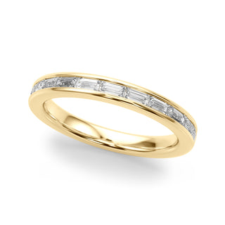 Ladies Sidestone Wedding Band 51256