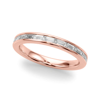 Ladies Sidestone Wedding Band 51256