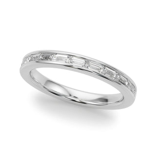 Ladies Sidestone Wedding Band 51256