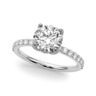 Ladies Tulip w/Hidden Halo Engagement Ring 51283