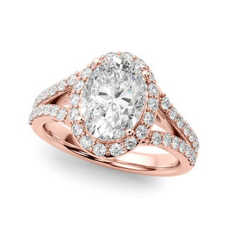 Ladies Split Shank Engagement Ring 51290