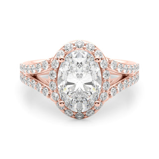 Ladies Split Shank Engagement Ring 51290