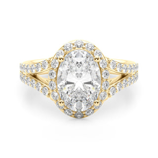 Ladies Split Shank Engagement Ring 51290