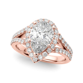 Ladies Split Shank Engagement Ring 51291