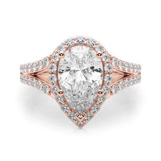 Ladies Split Shank Engagement Ring 51291