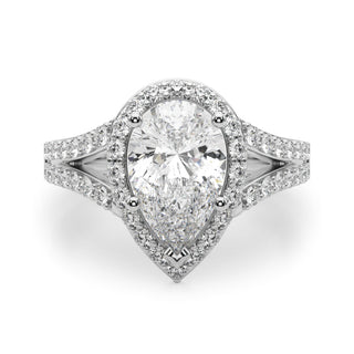 Ladies Split Shank Engagement Ring 51291