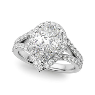 Ladies Split Shank Engagement Ring 51291