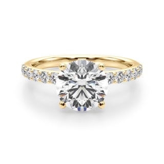 Ladies Sidestone Engagement Ring 51317