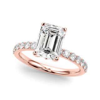 Ladies Sidestone Engagement Ring 51319