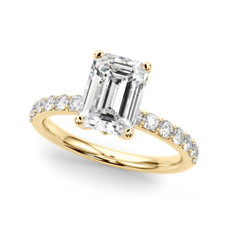 Ladies Sidestone Engagement Ring 51319