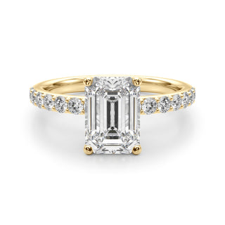 Ladies Sidestone Engagement Ring 51319