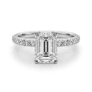 Ladies Sidestone Engagement Ring 51319