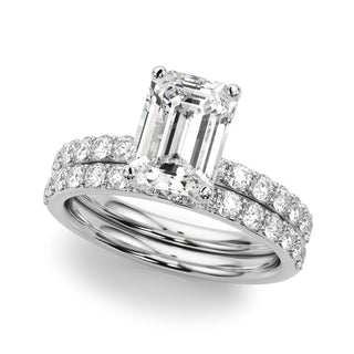 Ladies Sidestone Engagement Ring 51319