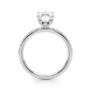 Ladies Sidestone Engagement Ring 51319