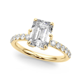 Ladies Sidestone Engagement Ring 51331