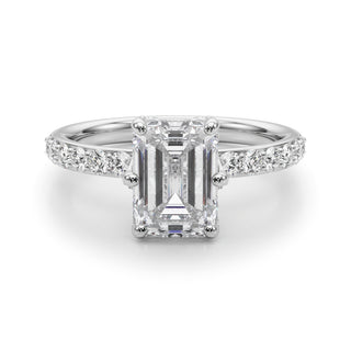 Ladies Sidestone Engagement Ring 51331