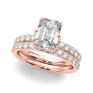 Ladies Sidestone Engagement Ring 51331